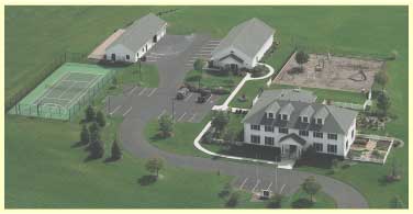 Overhead View of School